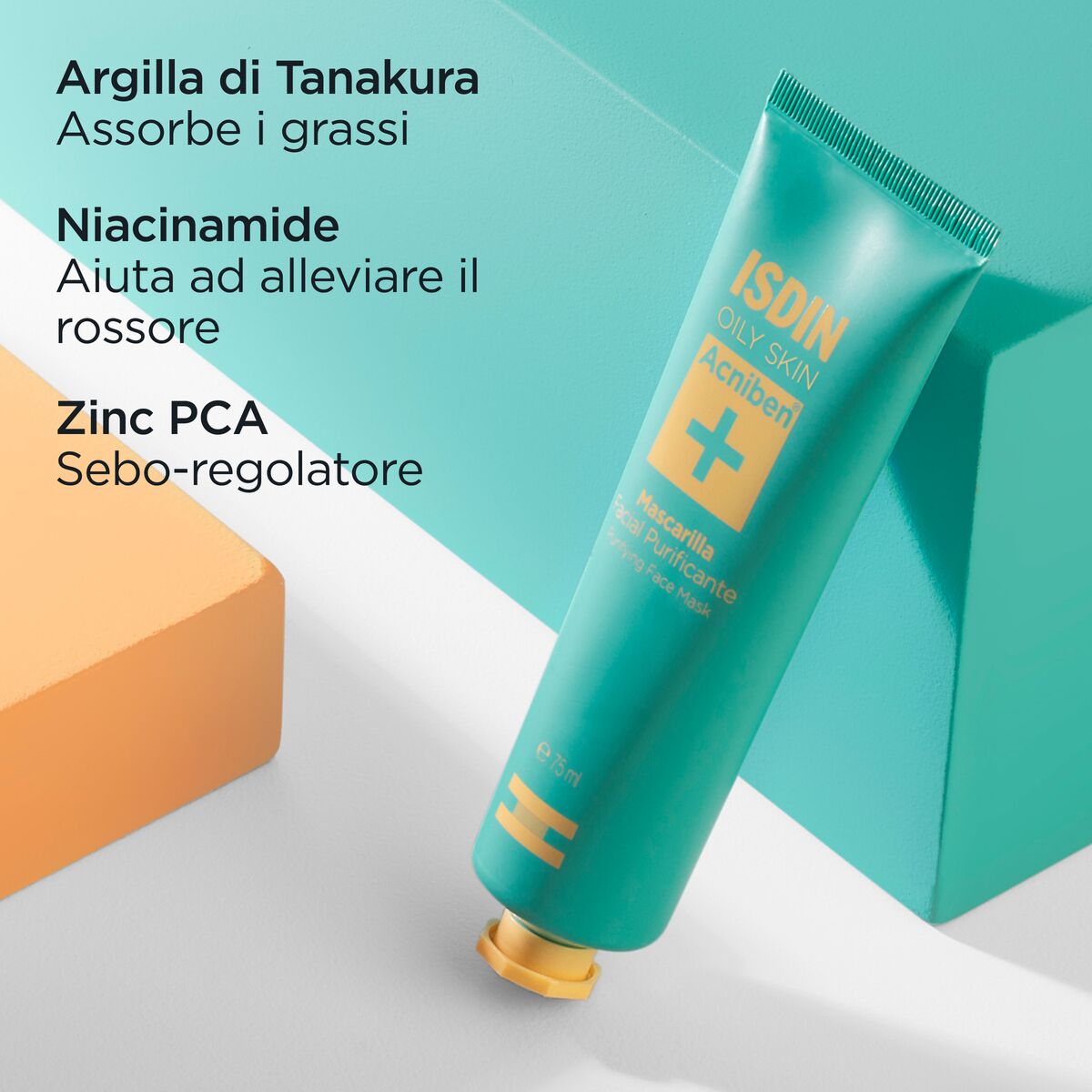 ISDIN Acniben Oily Skin Mask Purificante 75 ml