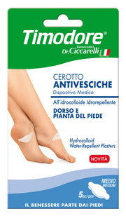 TIMODORE CEROTTO ANTIVESCICHE DORSO E PIANTA PIEDE 5 PEZZI