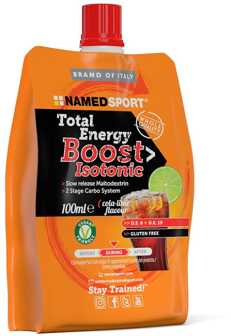 TOTAL ENERGY BOOST ISOTONIC COLA/LIME 100 ML - TOTAL ENERGY BOOST ISOTONIC COLA/LIME 100 ML