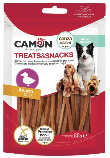 TREAT&SNACKS STRIPS ANATRA 80 G