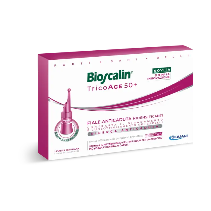 Bioscalin Tricoage Fiale Anticaduta Ridensificanti 1 mese di trattamento