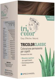 TRICOLOR CLASSIC 3 CASTANO SCURO 2 TUBI 50 ML + 2 SHAKER 50ML + 4 BUSTINE 8 ML