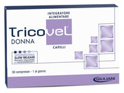 TRICOVEL DONNA INTEGRATORE ALIMENTARE CON NUTRIENTI SPECIFICI PER CAPELLI 30 COMPRESSE