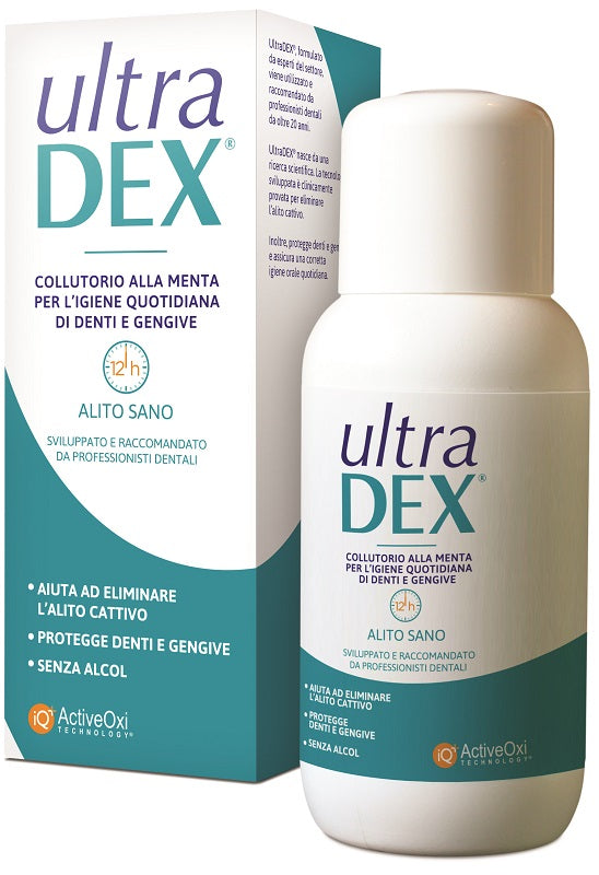 ULTRADEX COLLUTORIO ALITO SANO 250 ML SENZA ALCOOL - ULTRADEX COLLUTORIO ALITO SANO 250 ML SENZA ALCOOL