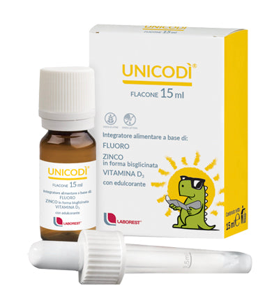 UNICODI' 15 ML FLUORO ZINCO VITAMINA D3 - UNICODI' 15 ML FLUORO ZINCO VITAMINA D3