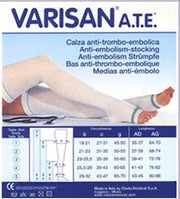 VARISAN ATE 18MMHG CALZA AUTOREGGENTE AG PA BIANCO 4