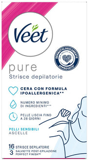 VEET STRISCE ASCELLE IPOALLERGENICHE 16 PEZZI