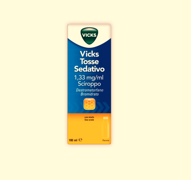 VICKS TOSSE SEDATIVO*1 flacone 180 ml 1,33 mg/ml sciroppo - VICKS TOSSE SEDATIVO*1 flacone 180 ml 1,33 mg/ml sciroppo