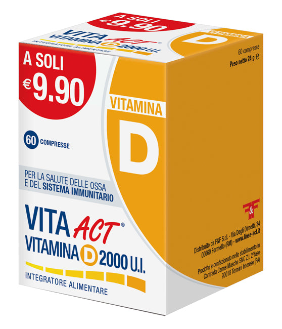 VITA ACT VITAMINA D 2000UI 60 COMPRESSE - VITA ACT VITAMINA D 2000UI 60 COMPRESSE