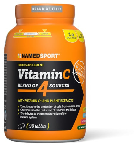 NamedSport - Vitamin C Blend of 4 Sources - 90cpr - Vitamina C in compresse