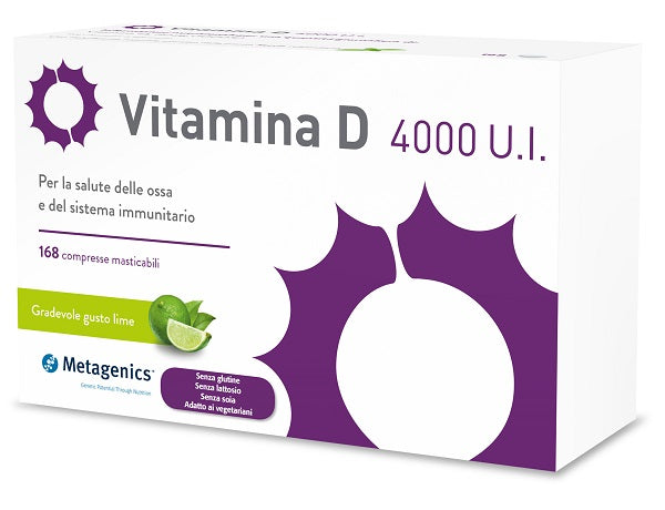 Vitamina D 4000Ui 168 Compresse Masticabili - Vitamina D 4000Ui 168 Compresse Masticabili