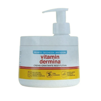 Vitamindermina Crema Idratante Restitutiva Pompa 400 Ml