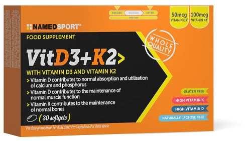 VITD3+K2 30 SOFTGELS - VITD3+K2 30 SOFTGELS