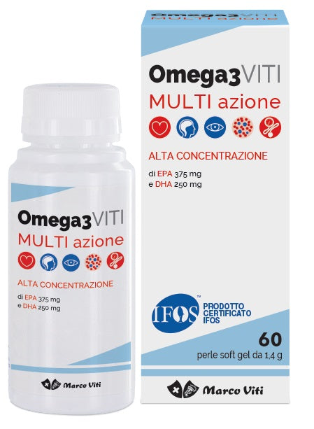 VITI OMEGA3 MULTIAZIONE 60 PERLE - VITI OMEGA3 MULTIAZIONE 60 PERLE