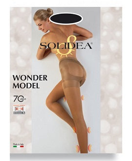 WONDER MODEL 70 COLLANT SHEER NERO 4XL - WONDER MODEL 70 COLLANT SHEER NERO 4XL