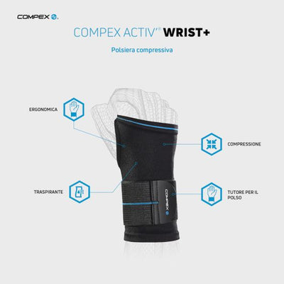 COMPEX ACTIV' WRIST+ M Polsiera compressiva con apertura per il pollice