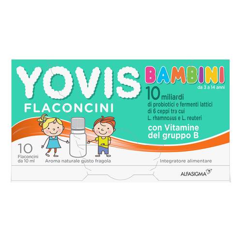 Yovis Bambini Fragola 10 Flaconcini Da 10 Ml