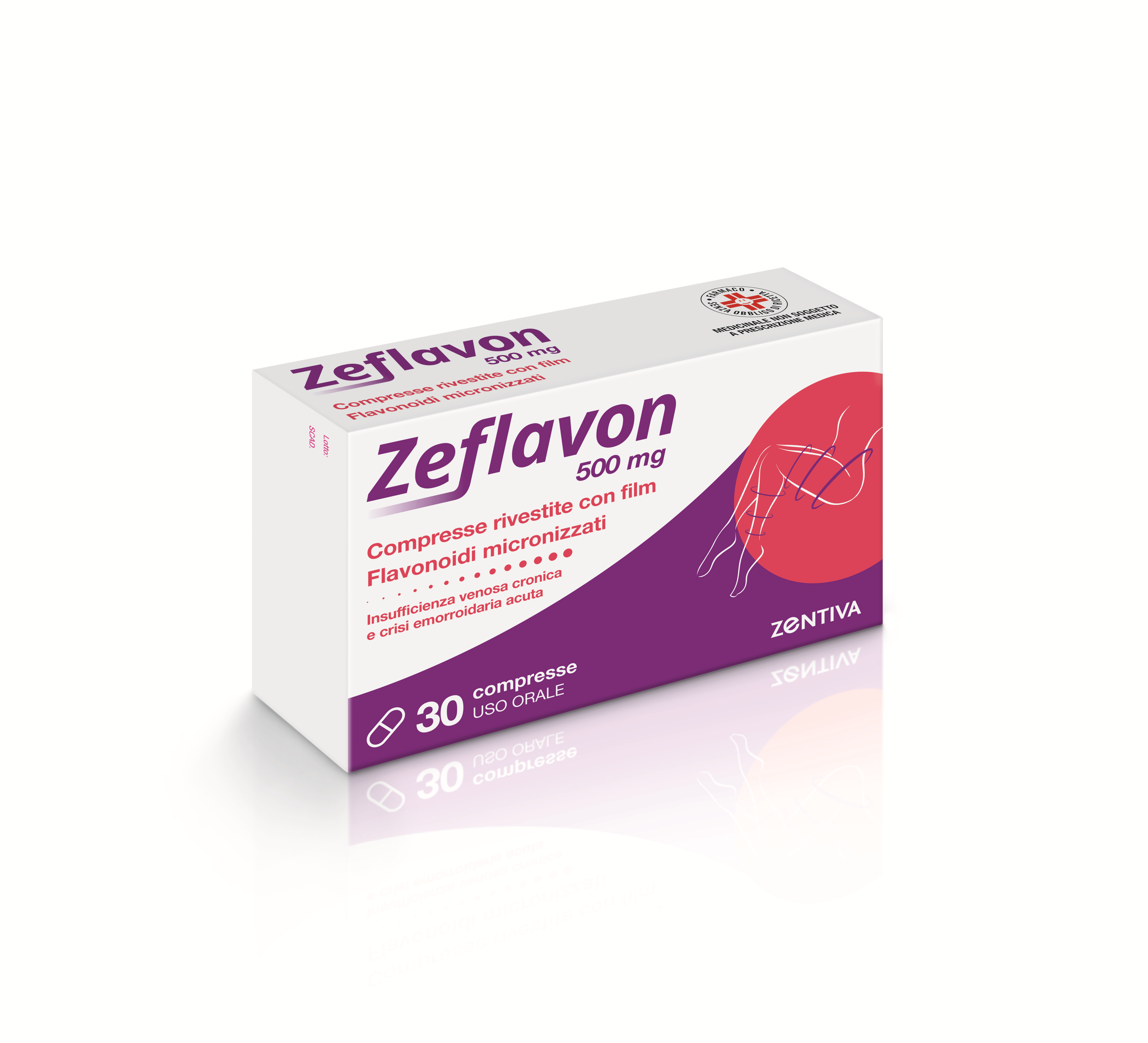 ZEFLAVON*30 cpr riv 500 mg SCAD. 6/26