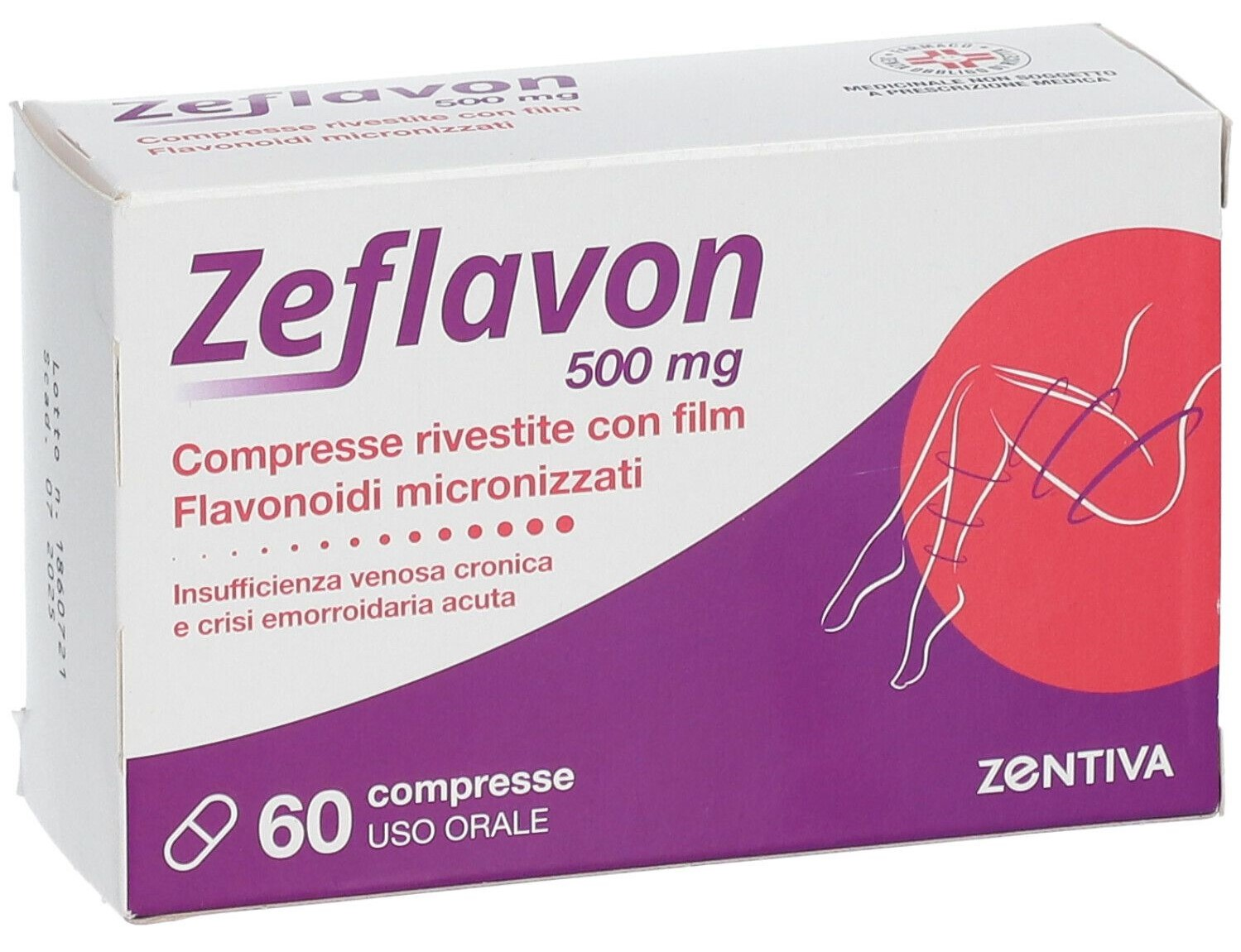 ZEFLAVON*60 cpr riv 500 mg - ZEFLAVON*60 cpr riv 500 mg