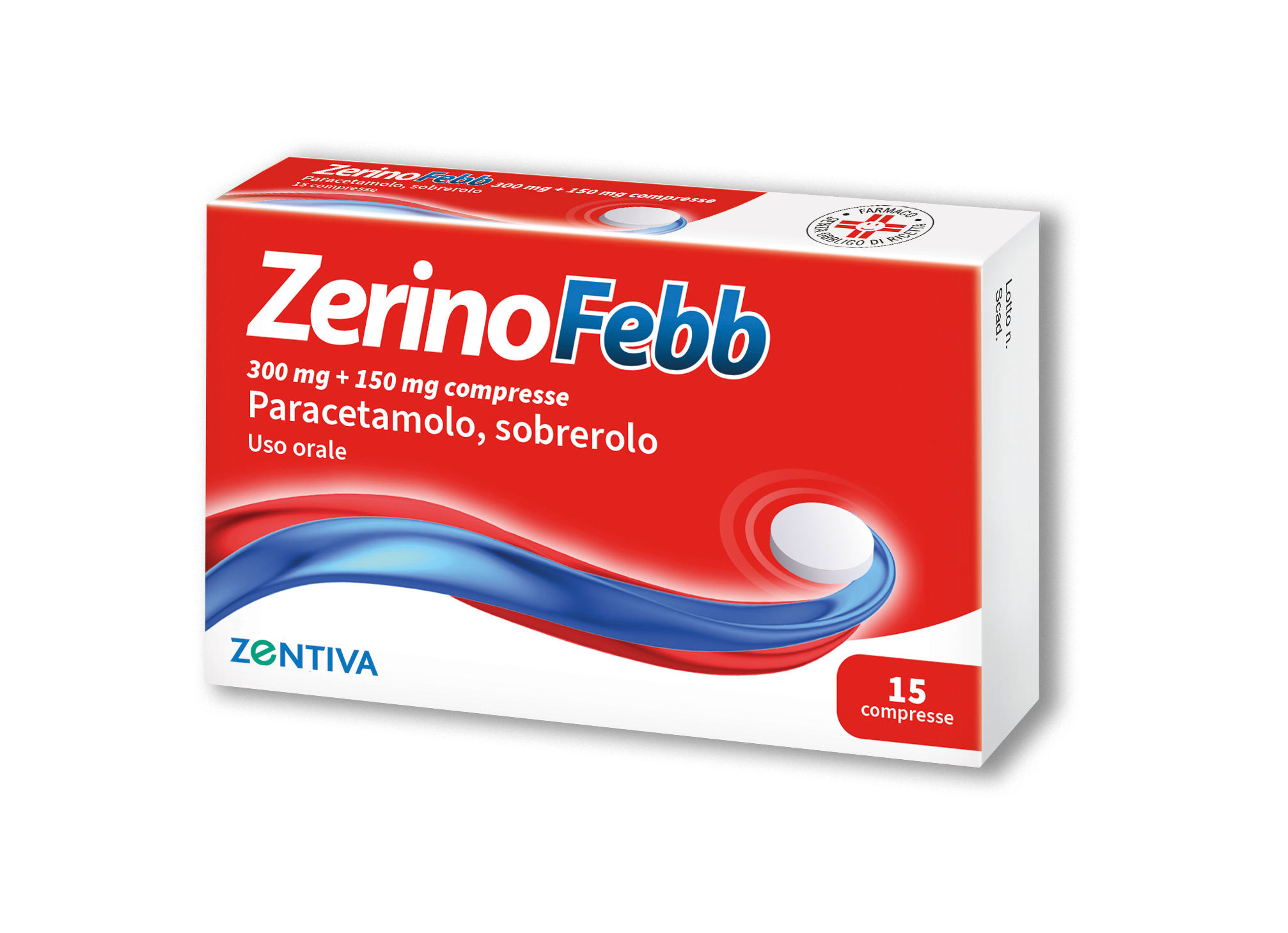 ZERINOFEBB*AD 15 cpr 300 mg + 150 mg