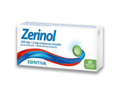 ZERINOL*20 cpr riv 300 mg + 2 mg