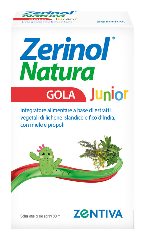 ZERINOL NATURA GOLA JUNIOR SPRAY 30 ML - ZERINOL NATURA GOLA JUNIOR SPRAY 30 ML