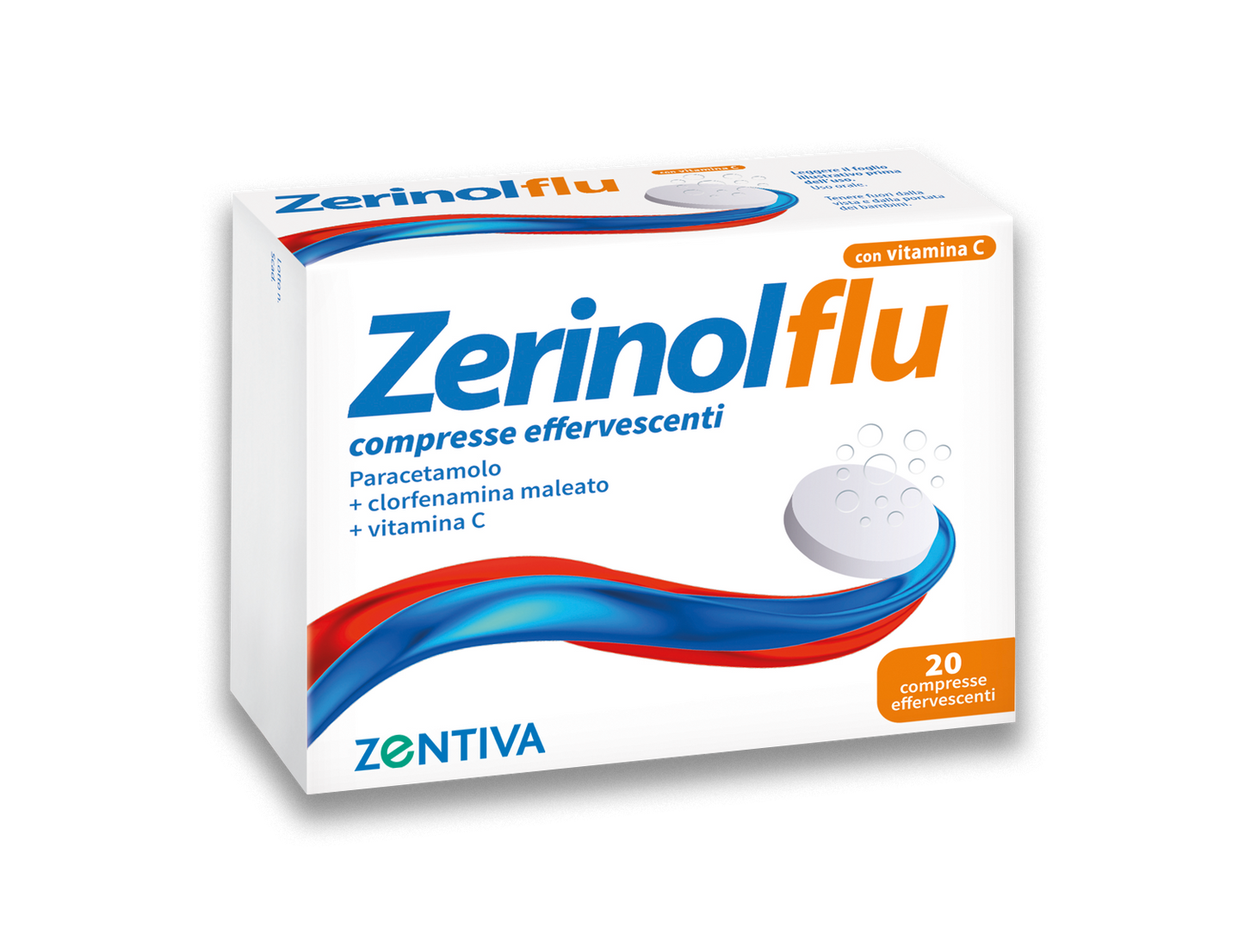 ZERINOLFLU*20 cpr eff 300 mg + 2 mg + 280 mg
