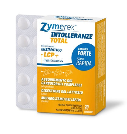 ZYMEREX INTOLLERANZE TOTAL 20 COMPRESSE - ZYMEREX INTOLLERANZE TOTAL 20 COMPRESSE