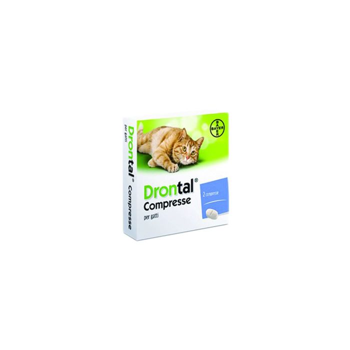 Drontal 2 Cpr 230 Mg + 20 Mg Gatti - Drontal 2 Cpr 230 Mg + 20 Mg Gatti