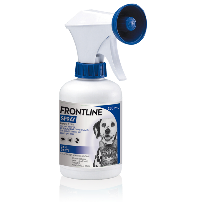 Frontline Spray Uso Topico 1 Flacone 250 Ml 2,5 Mg/Ml