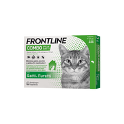 Frontline Combo Spot-On Gatti Soluz 3 Pipette 0,5 Ml 50 Mg +60 Mg Gatti E Furetti