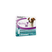Vectra 3D Spot-On Soluz 3 Pipette 1,6 Ml 87 Mg + 7,7 Mg + 635 Mg Cani Da 4 A 10 Kg, Tappo Verde