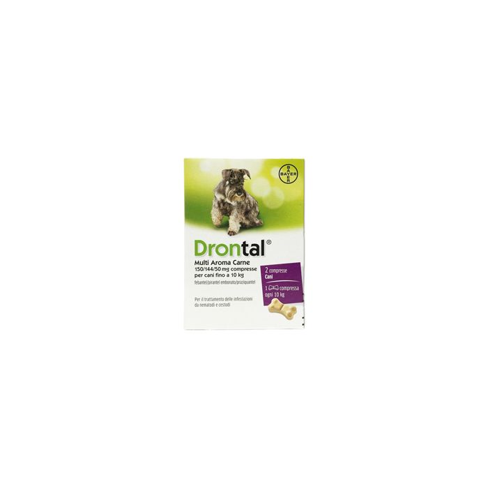 Drontal Multi Aroma Carne 2 Cpr Cani - Drontal Multi Aroma Carne 2 Cpr Cani