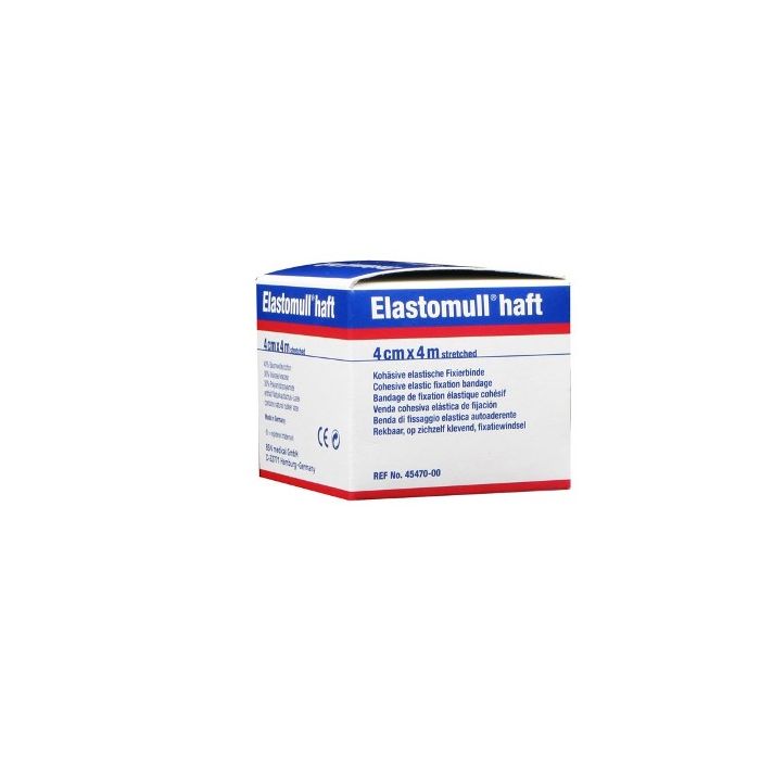 Benda Elastica Autoadesiva Elastomull Haft Compressione Forte 4X400 Cm