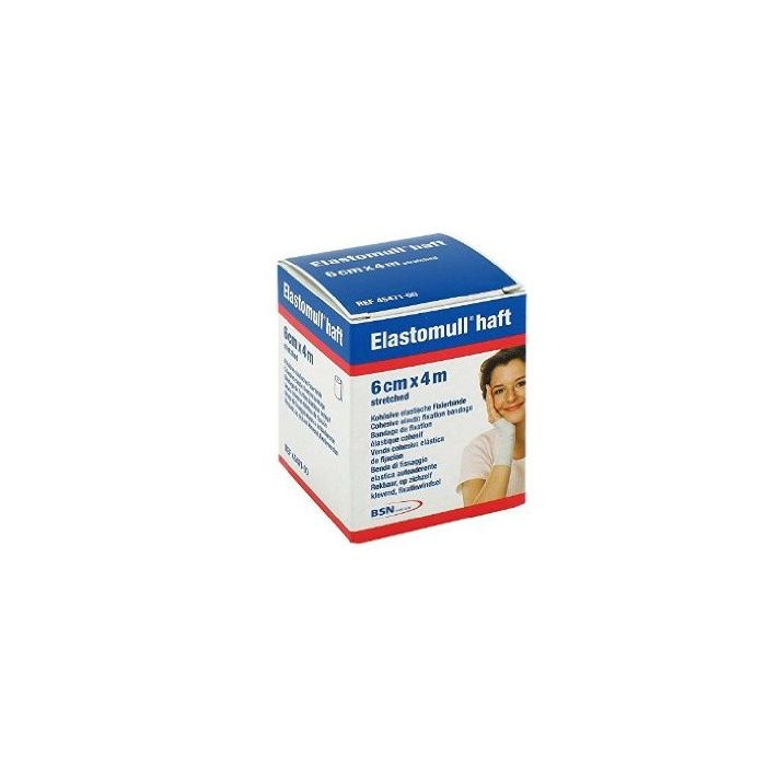 Benda Elastica Autoadesiva Elastomull Haft Compressione Forte 6X400 Cm