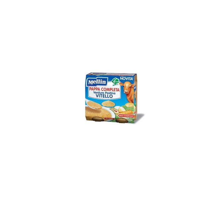 Mellin Pappa Completa Vitello 250 G 2 Pezzi