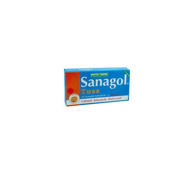 Sanagol Tussis Arancia 24 Caramelle