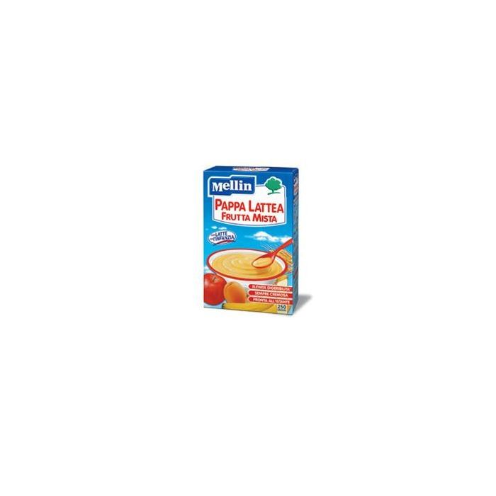 Mellin Pappa Latte Frutta 250 G Nuovo Formato