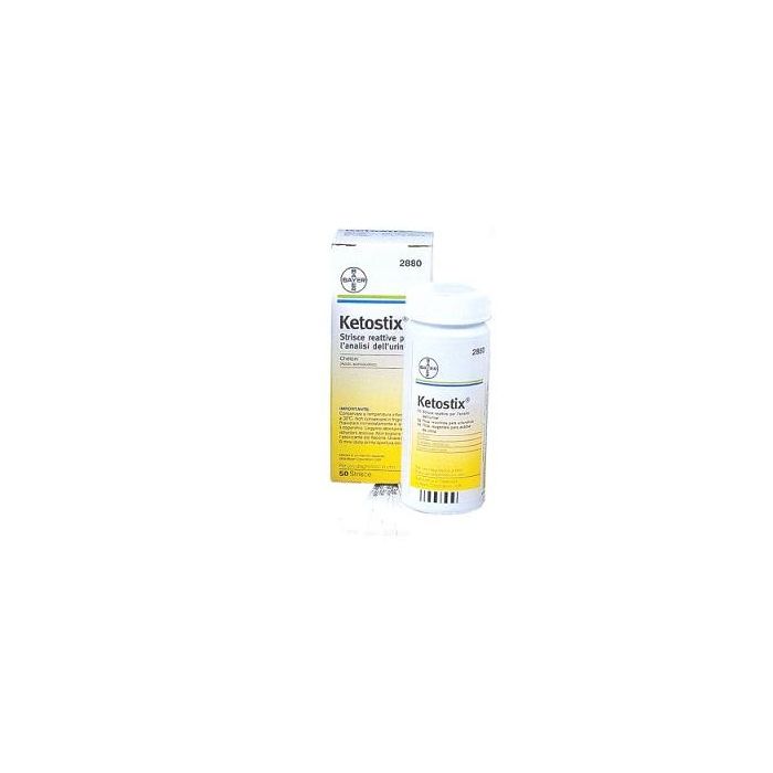 Strisce Misurazione Chetonuria Ketostix 50 Pezzi