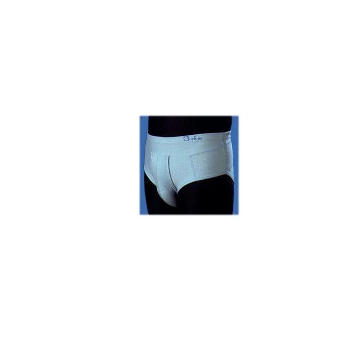 Orione Slip Uomo Per Ernia Inguinale In Cotone Con Pelotte Art. 515 - Azzurro Taglia 2