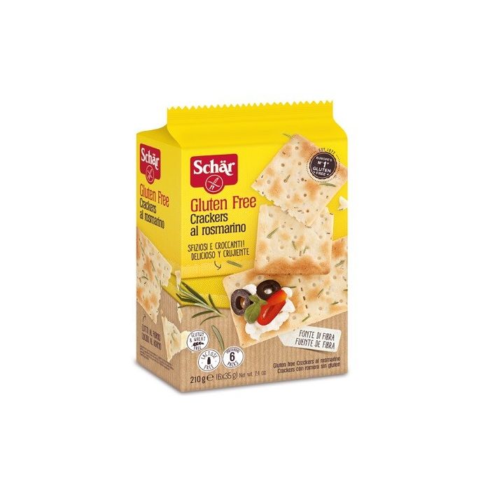 Schar Crackers Rosmarino 210 G - Schar Crackers Rosmarino 210 G