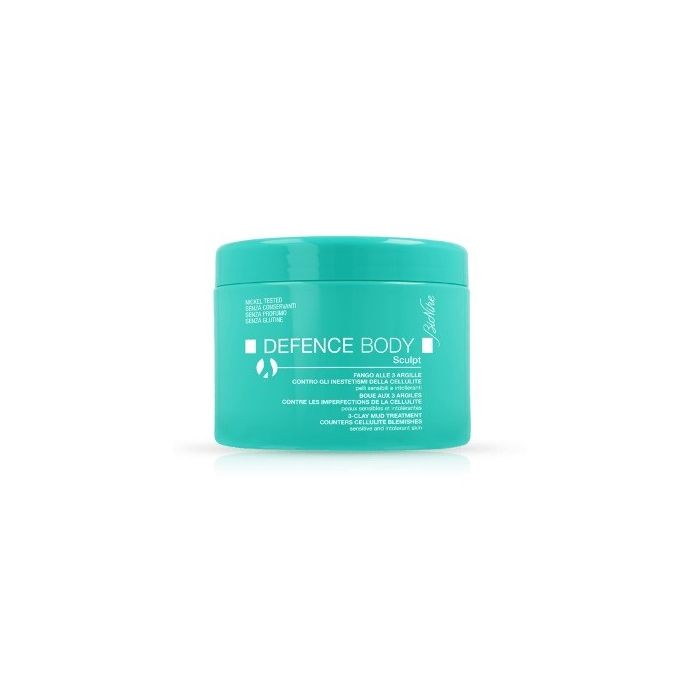Defence Body Anticellulite Fango Alle 3 Argille Vaso 500 G