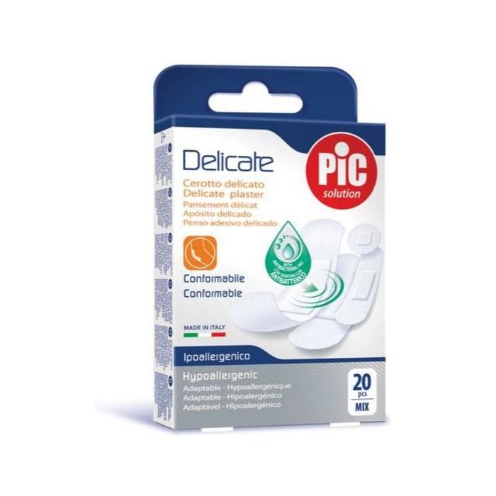 Cerotto Pic Delicate Mix 20 Cerotti Antibatterico - Cerotto Pic Delicate Mix 20 Cerotti Antibatterico