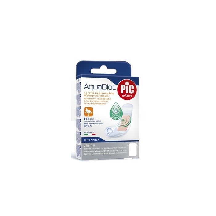 Cerotto Pic Aquabloc Cm10X8 Antibatterico 5 Pezzi