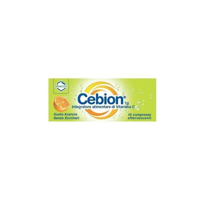 Cebion Effervescente Vit C Senza Zucchero 10 Compresse - Cebion Effervescente Vit C Senza Zucchero 10 Compresse