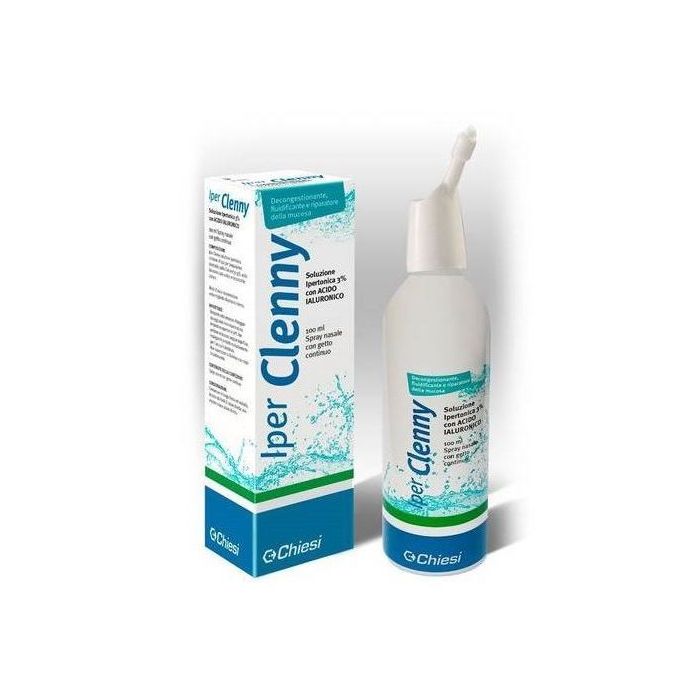 Iper Clenny Spray Nasale Erogazione Continua Soluzione Ipertonica Con Acido Ialuronico 100 Ml - Iper Clenny Spray Nasale Erogazione Continua Soluzione Ipertonica Con Acido Ialuronico 100 Ml