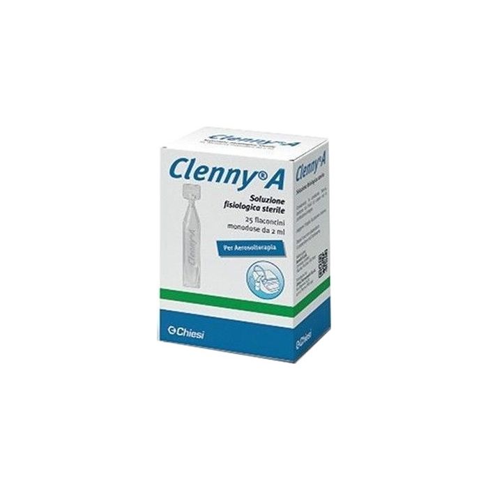 Clenny A Soluzione Fisiologica Sterile Per Aerosolterapia 25Flaconcini Monodose Da 2 Ml