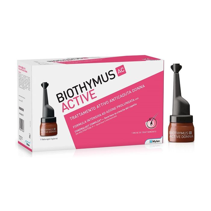 Biothymus Ac Active Trattamento Attivo Anticaduta Donna 10 Fiale - Biothymus Ac Active Trattamento Attivo Anticaduta Donna 10 Fiale