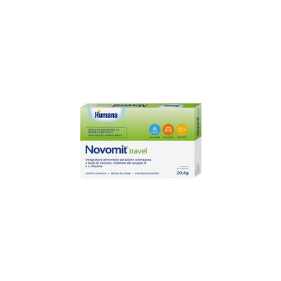 Novomit Travel 12 Gomme Da Masticare Gusto Arancia