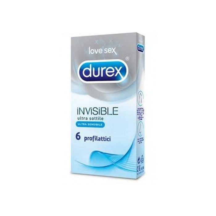 Durex Invisible Profilattico 6 Pezzi